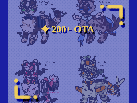 ✦ 200+ OTA 1/8 OPEN