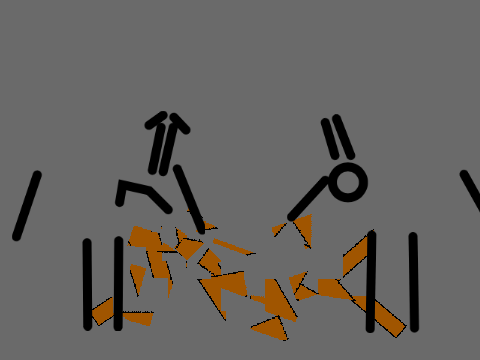 Me (Black) funnies #1: "oh no! our table! its broken!"