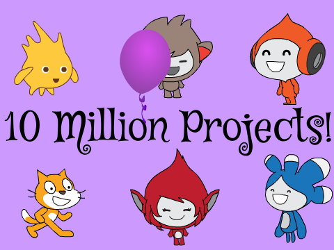 10 Million Projects! | Scratch Design Studio