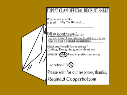 TOPPAT CLAN RECRUIT SHEET