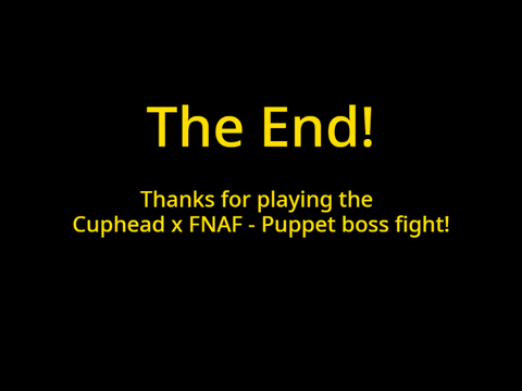 Cuphead x fnaf - Puppet boss fight