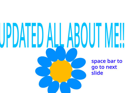 updated all about me