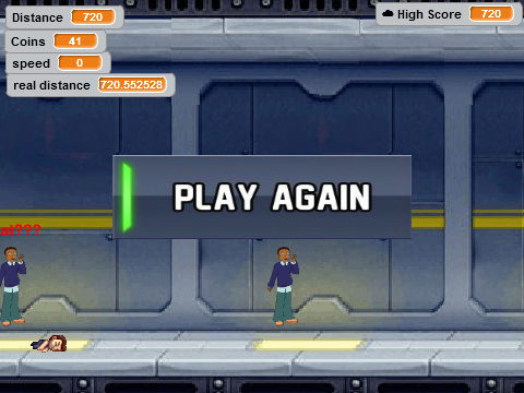 Jetpack Joyride  with an anoying sprite