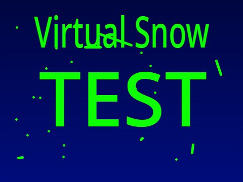 Virtual Snow Test
