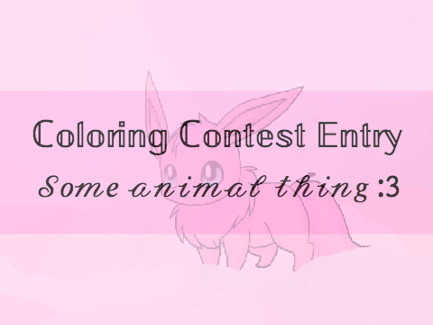 Animal CC Entry!