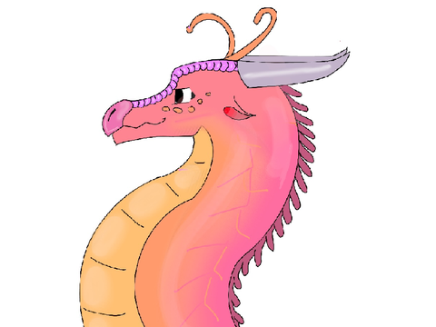Sunset the silkwing, a gift for @ WingsOfFireGalaxyQwQ