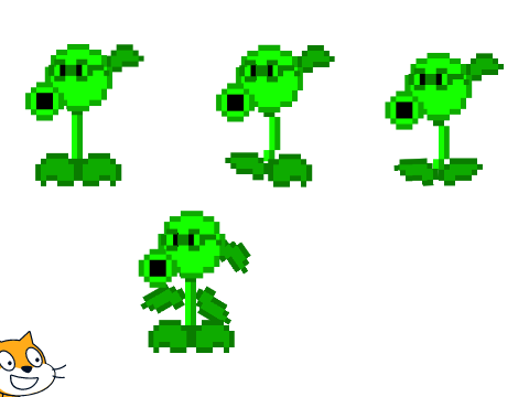 pixel  sprites for Jacob_The_Peashooter