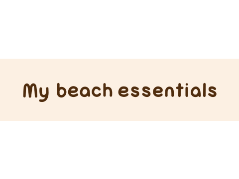Pusheen beach essentials!