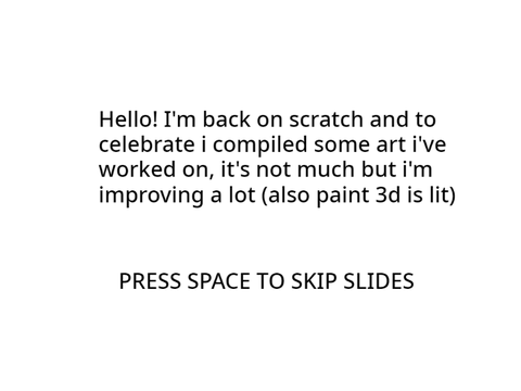 coming back to scratch project