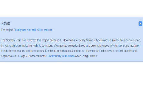 Why did you ban my project, traitors.
