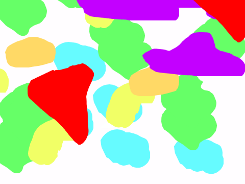 Random Color Blobs