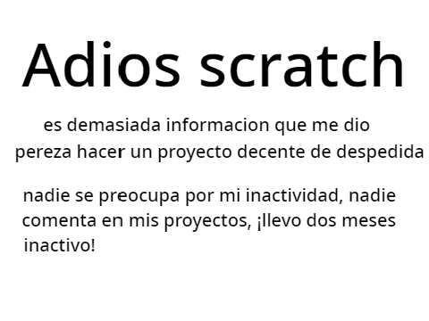 Me voy de scratch