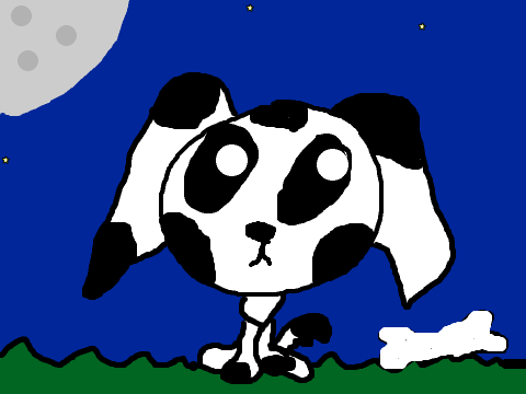 colour-in dog comp remix