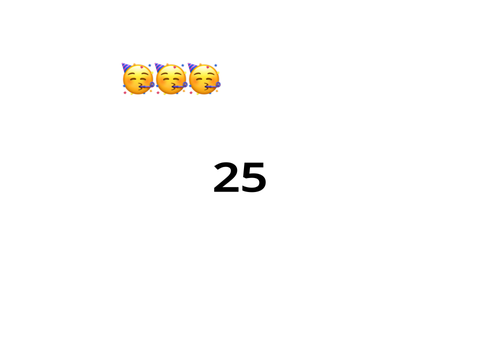 25 follows