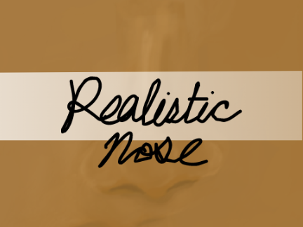 realistic nose: an attempt :)