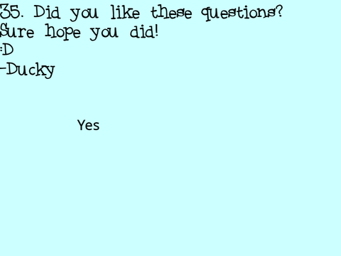 35 Questions Nobody Bothers To Ask Part 2! remix