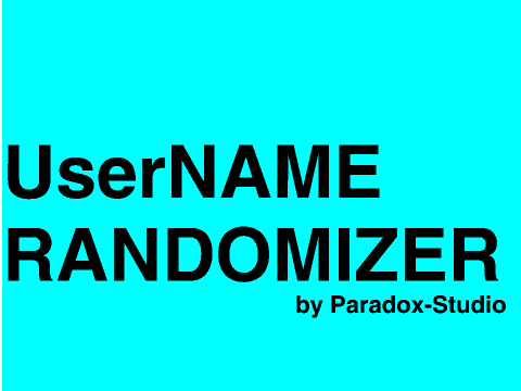 Username Randomizer