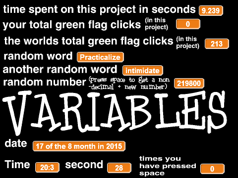 Variables