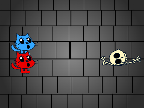 Kats Vs. Balangkas (2 player co-op)