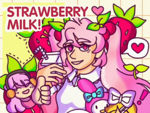 ★ STRAWBERRY MILK!