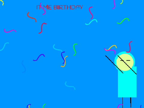 Birthday moment