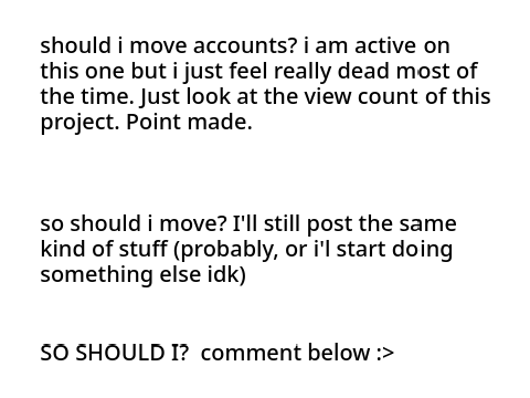 should i move accounts?