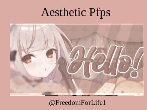 Aesthetic Pfps