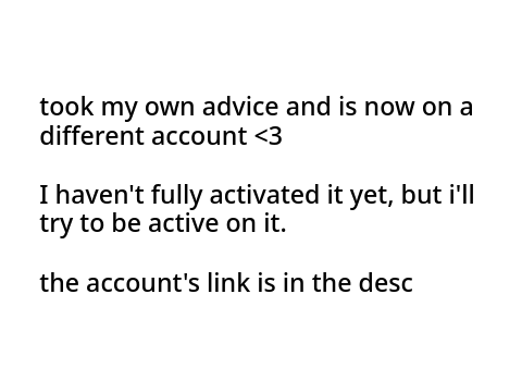 MOVED TO ANOTHER ACCOUNT