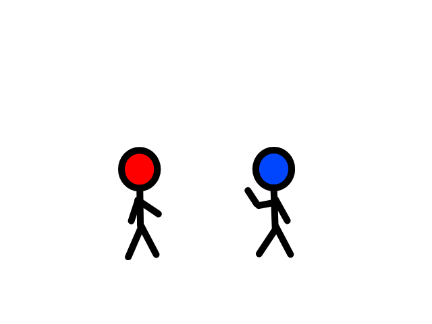 Red vs Blue - Stickman Animation WIP