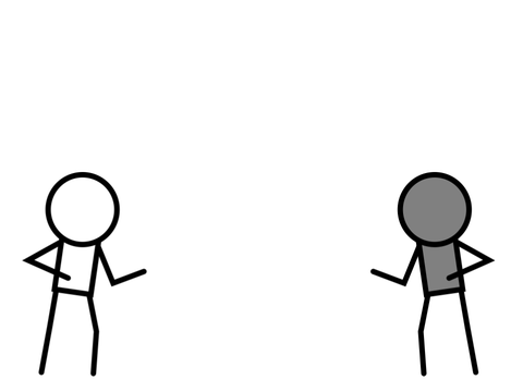 Lame fighting animation 