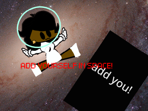 add your self in space  remix