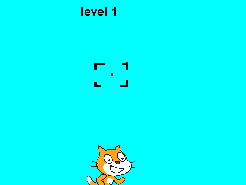 Hit the target cat