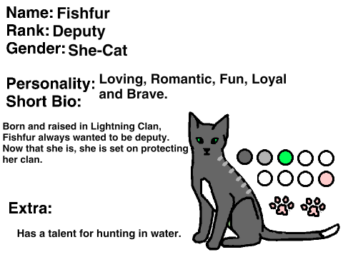 Lightningclan RPG Sign Up Sheet - Fishfur