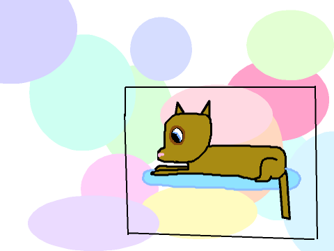 Cat Riding on a HoverBoard animation