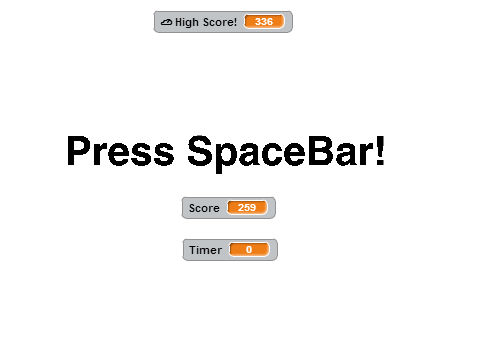 Press SpaceBar!
