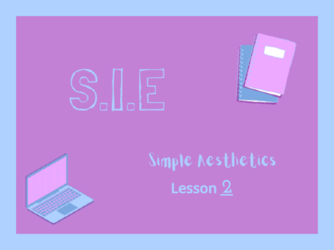 SIE Simple Aesthetic Lesson #2