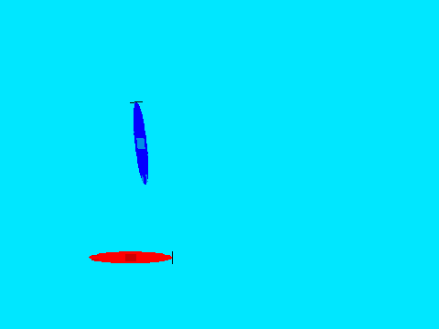 Submarine battle