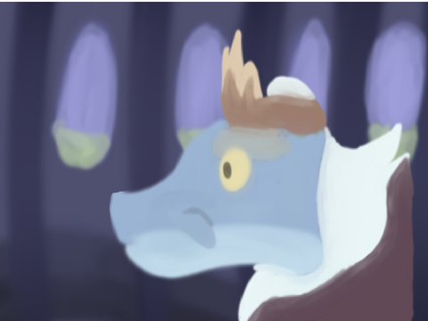 Little King Andrias drawing