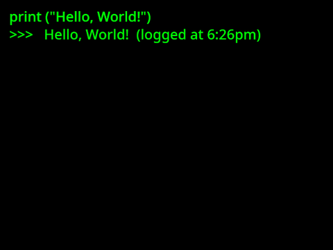 Hello, World!