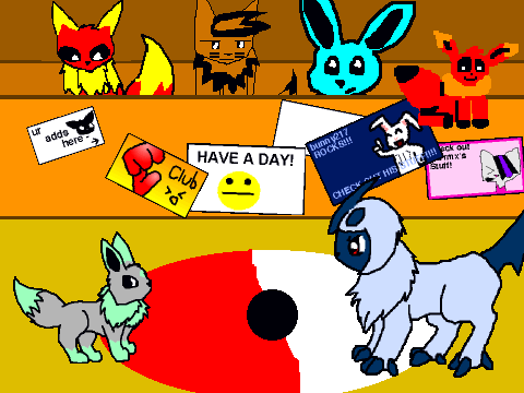 add you eevee to the arena AND CHEER RAZZER ON!!![1]