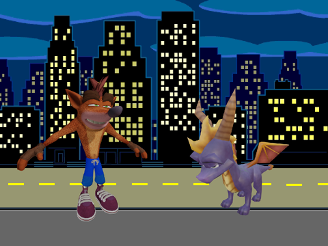 spyro and crash in the shadow realm