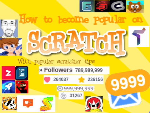 How to become Popular On Scratch! With Popular Scratcher tips #all #tutorial #games #animations 