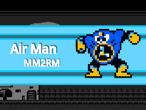 Mega Man 2 Remade - Air Man AI (better)