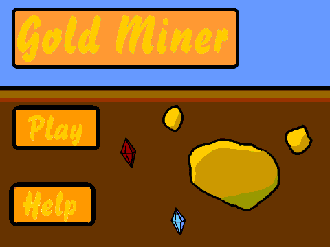 Gold Miner menu