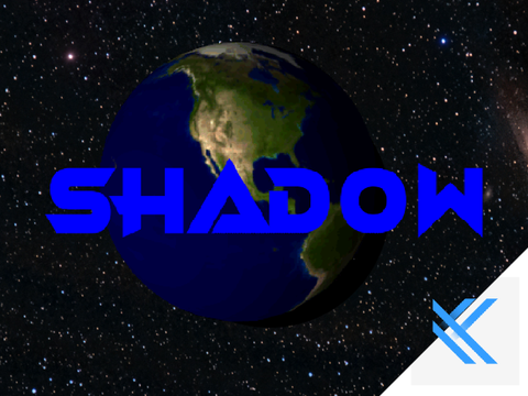 Paper Earth Shadow- A Parallax