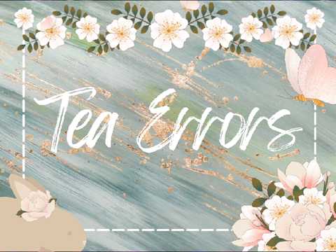 Tea Errors || Animation Meme