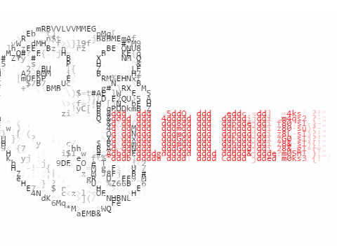 ASCII Gif of my logo!