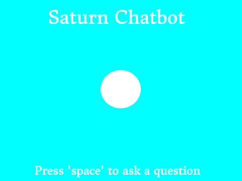 Saturn Chatbot v0.2.1