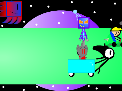 Radioactive Space race: Add yourself and continue! (Just added meeb back cuz he was off-screen)