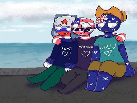 Russia x America x Australia